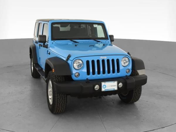 2017 Jeep Wrangler Unlimited Sport S Sport Utility 4D suv Blue - -... for sale in owensboro, KY – photo 16