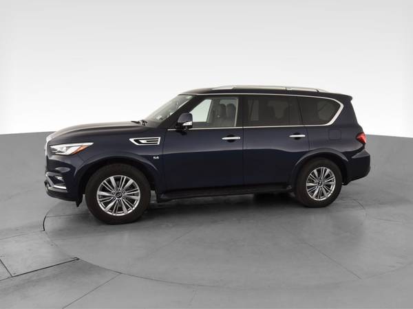 2019 INFINITI QX80 LUXE Sport Utility 4D suv Blue - FINANCE ONLINE -... for sale in Long Beach, CA – photo 4