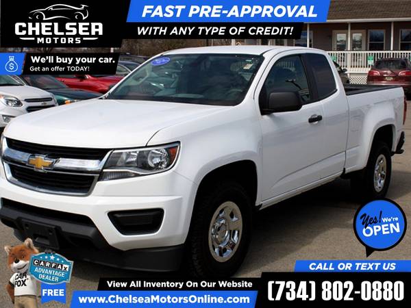 197/mo - 2016 Chevrolet Colorado Work Truck Extended Cab - Easy for sale in Chelsea, OH – photo 5