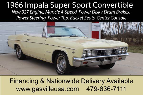 1966 Impala SS Convertible 4-Speed New 327 Engine for sale in Other, GA