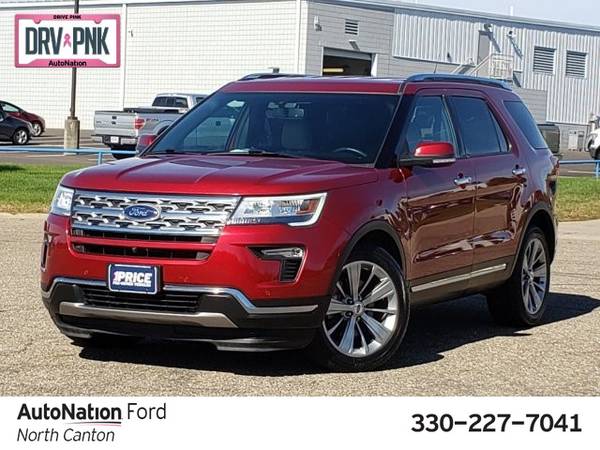 2018 Ford Explorer Limited SKU:JGA21571 SUV for sale in North Canton, OH