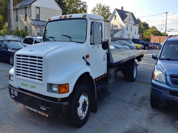 1995 International 1987 International Flat Bed Tow Trucks - cars &... for sale in Chicopee, MA – photo 2