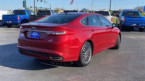 2018 Ford Fusion SE hatchback Red - cars & trucks - by dealer -... for sale in Iowa City, IA – photo 3