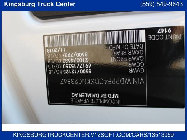 2019 Freightliner Sprinter Cab Chassis 2dr... for sale in Kingsburg, CA – photo 19