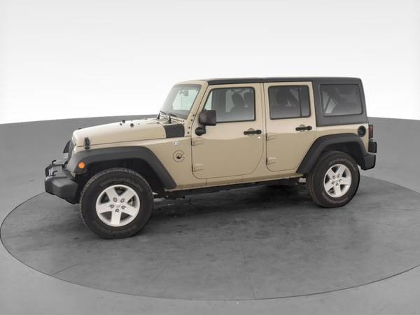 2017 Jeep Wrangler Unlimited Sport S Sport Utility 4D suv Beige - -... for sale in Harker Heights, TX – photo 4