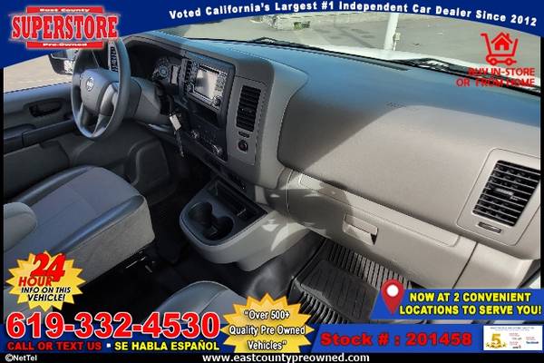 2018 NISSAN NV1500 S VAN-EZ FINANCING-LOW DOWN! - cars & trucks - by... for sale in El Cajon, CA – photo 5