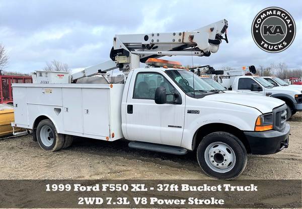 1999 Ford F550 XL - 37ft Bucket Truck 2WD 7 3L V8 (E36807) - cars for sale in Dassel, MN