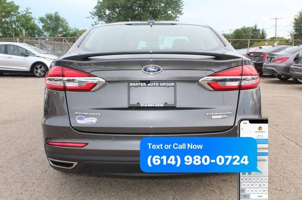 2019 Ford Fusion Titanium AWD 4dr Sedan - cars & trucks - by dealer... for sale in Columbus, OH – photo 6