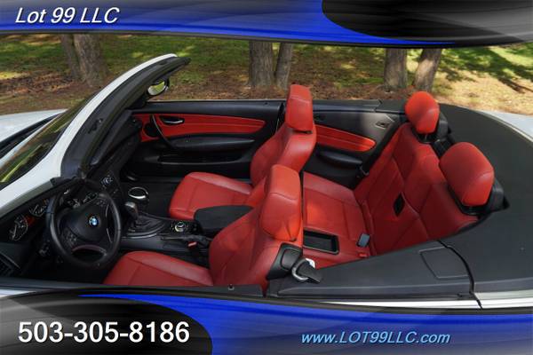 2012 BMW 1 Series 128i Convertible **RED INTERIOR** Navigation Heated for sale in Milwaukie, OR – photo 19