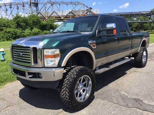 2010 Ford F350 Only 69k Lariat Diesel 4x4 lifted leather - cars &... for sale in burlington city, NY – photo 14