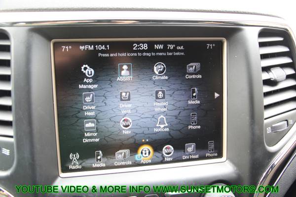 2016 JEEP GRAND CHEROKEE LIMITED 75TH NAVIGATION LEATHER SUNROOF 22K M for sale in Milan, TN – photo 15