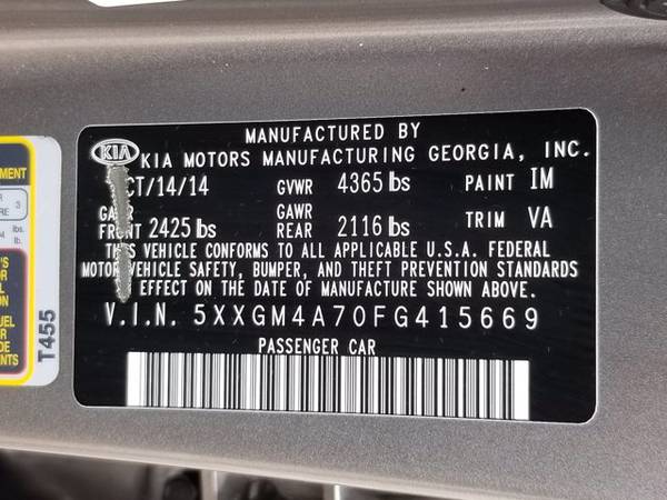 2015 Kia Optima LX SKU: FG415669 Sedan - - by dealer for sale in Mesa, AZ – photo 23
