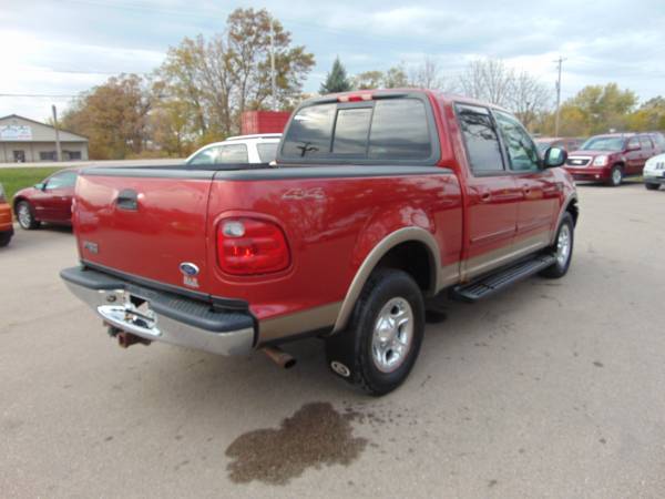 2002 FORD F150 LARIAT 4DR SUPERCREW 4X4 4.6LTR_V8 LOADED MOON_CLEAN_... for sale in Union Grove, IL – photo 5