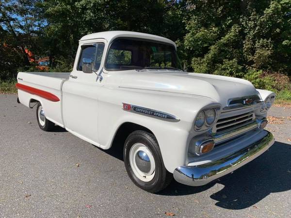 1959 Chevy Apache Fleetside - Short Cab/ Long Bed - Solid Truck ! for sale in Tyngsboro, MA – photo 21