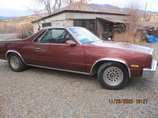 1986 Chevrolet El Camino - cars & trucks - by owner - vehicle... for sale in Paonia, CO