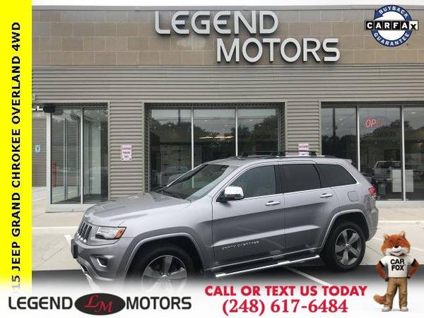 2015 Jeep Grand Cherokee Overland for sale in Waterford, MI