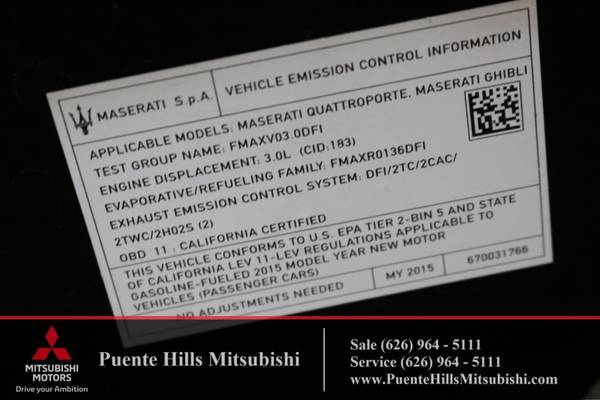 2015 Maserati Ghibli Sedan*20k*Navi*Warranty* for sale in City of Industry, CA – photo 23