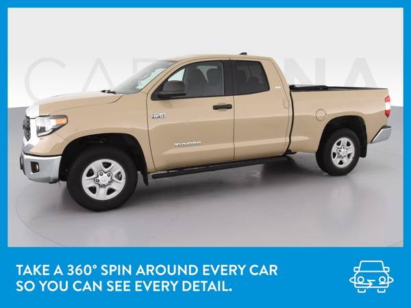 2020 Toyota Tundra Double Cab SR5 Pickup 4D 6 1/2 ft pickup Beige for sale in Champaign, IL – photo 3