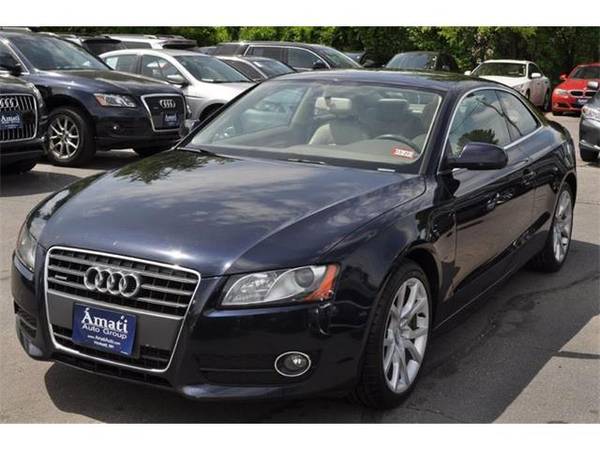 2011 Audi A5 coupe 2.0T quattro Premium AWD 2dr Coupe 6M (BLUE) for sale in Hooksett, MA – photo 3