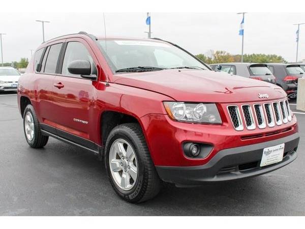 2015 Jeep Compass SUV Sport - Jeep Deep Cherry Red Crystal Pearlcoat for sale in Green Bay, WI – photo 2