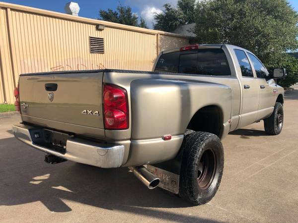 DODGE RAM 3500 DUALLY 4X4--2008--DIESEL 6.7L REV CAM CLEAN TITLE 4X4 ! for sale in Houston, TX – photo 5