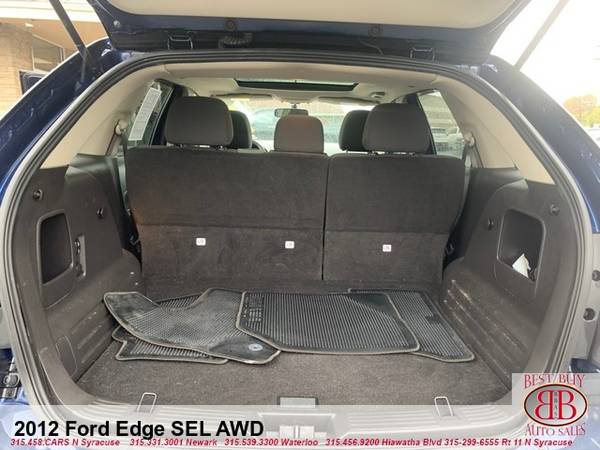 2012 FORD EDGE SEL AWD! LOADED! REMOTE START! PANO-SUNROOFS! FINANCING for sale in Syracuse, NY – photo 13