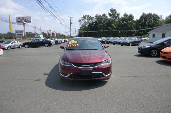 2015 Chrysler 200 Limited 4dr Sedan RED * AS LOW AS $1,295 DOWN * for sale in Monroe, NC – photo 3