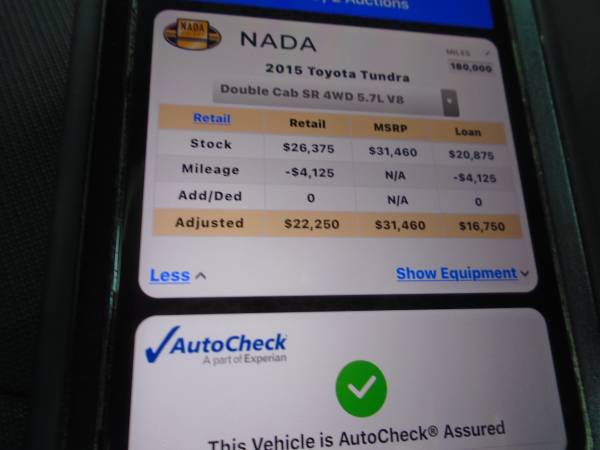 2011 Toyota Tundra 4x4 CREW-MAX 145k 2015 Tundra Double-Cab 4x4 for sale in Hickory, IL – photo 23