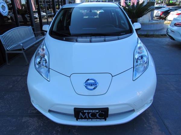 2017 Nissan LEAF S hatchback Pearl White - cars & trucks - by dealer... for sale in San Diego, CA – photo 10