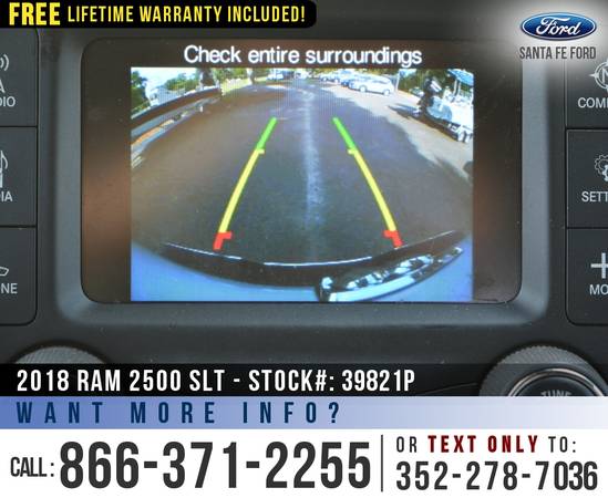 ‘18 Ram 2500 SLT 4WD *** Camera,Tinted Windows, SiriusXM *** for sale in Alachua, FL – photo 16