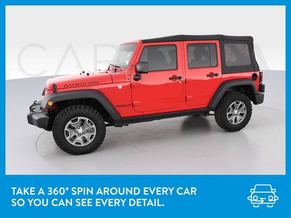 2017 Jeep Wrangler Unlimited Rubicon Sport Utility 4D suv Red for sale in Wilmington, NC – photo 3