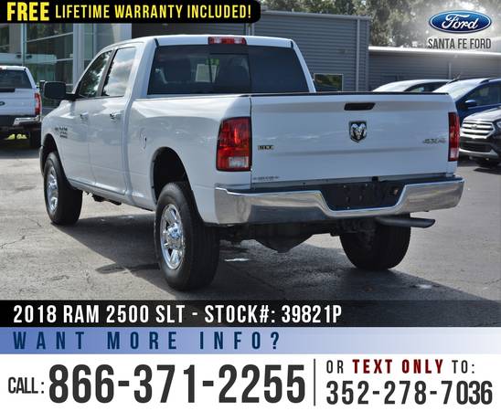 ‘18 Ram 2500 SLT 4WD *** Camera,Tinted Windows, SiriusXM *** for sale in Alachua, FL – photo 5