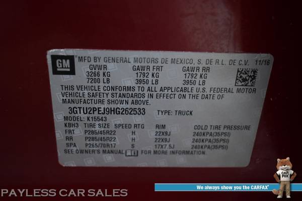 2017 GMC Sierra 1500 Denali / 4X4 / Crew Cab / 6.2L V8 /Heated... for sale in Anchorage, AK – photo 21