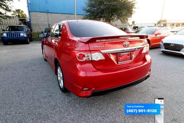 2013 Toyota Corolla S 5-Speed MT - cars & trucks - by dealer -... for sale in Orlando, FL – photo 11