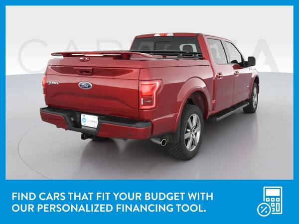 2015 Ford F150 SuperCrew Cab Lariat Pickup 4D 5 1/2 ft pickup Red for sale in York, PA – photo 8