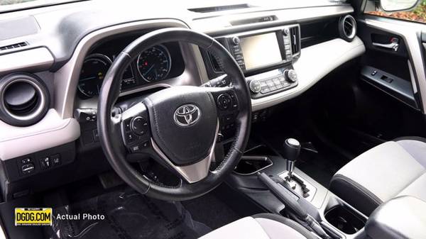 2018 Toyota RAV4 Hybrid XLE hatchback Super White - cars & trucks -... for sale in San Jose, CA – photo 4