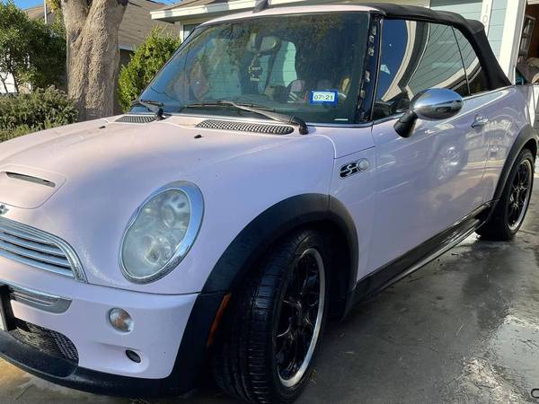 2005 Soft Pink Mini Cooper S Convertible-New Brakes,Struts,Tires -... for sale in Kerrville, TX – photo 2