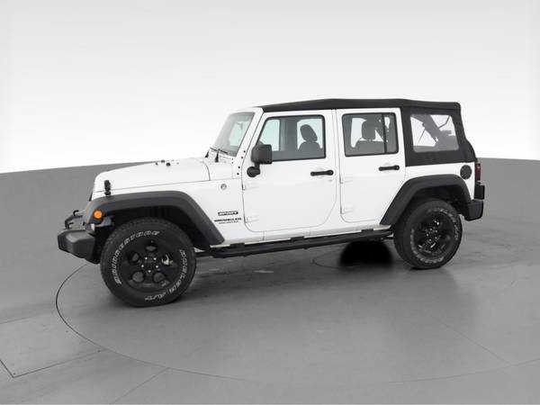 2017 Jeep Wrangler Unlimited Sport SUV 4D suv White - FINANCE ONLINE... for sale in owensboro, KY – photo 4