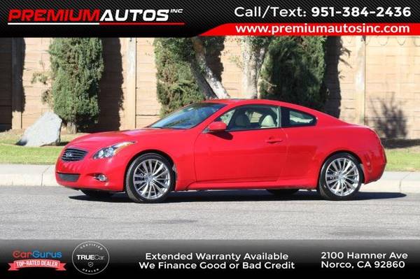 2012 INFINITI G37 Coupe Journey LOW MILES! CLEAN TITLE - cars &... for sale in Norco, CA – photo 2