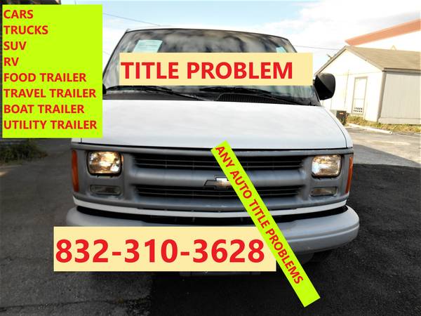 AUTO TITLE specialists+ RV+TRAILERS+CARS +TRUCK... for sale in Houston, TX – photo 4