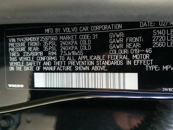 2015 Volvo XC60 T5 Drive-E Premier SKU:F2597560 SUV for sale in Plano, TX – photo 23