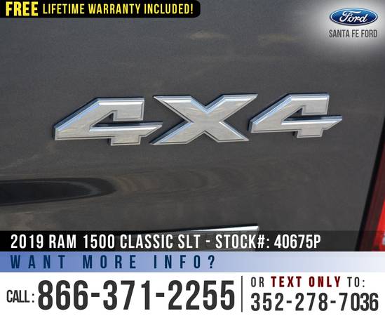 2019 RAM 1500 CLASSIC SLT *** Cruise Control, Flex Fuel, Bluetooth... for sale in Alachua, FL – photo 21