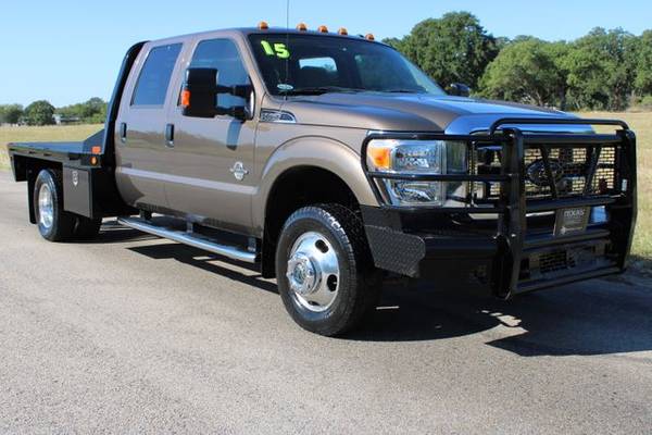MUST SEE! 2015 FORD F350 DRW POWER STROKE! 4X4! CM FLATBED! LOW MILES! for sale in Temple, TX – photo 16