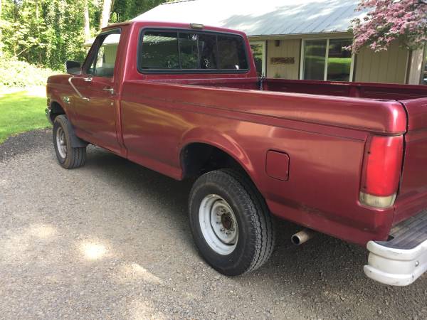 90 Ford F-250 4x4 V8 5 0 low 100, 000 original miles for sale in West Linn, OR – photo 2