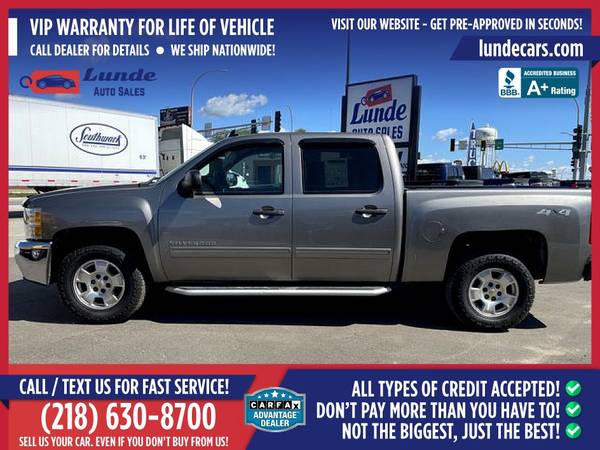 265/mo - 2012 Chevrolet Silverado 1500 Crew Cab LT Pickup 4D 4 D for sale in Wadena, ND – photo 4