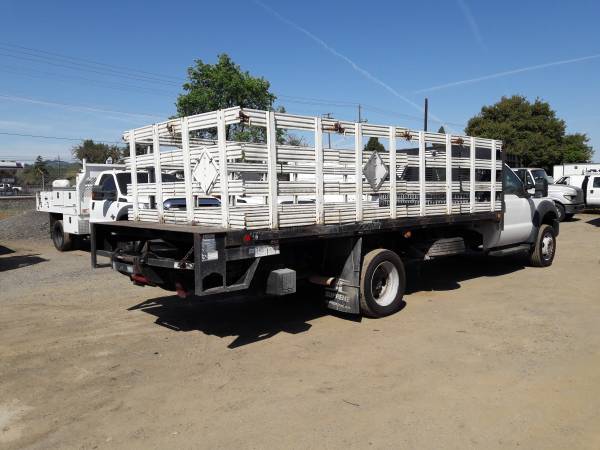 2018 FORD F550 16ft STAKE FLATBED WITH LIFTGATE 6 8L V10 MILES for sale in San Jose, CA – photo 19