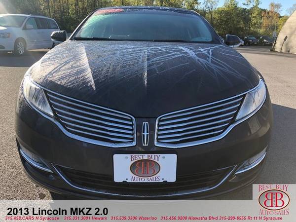 2013 LINCOLN MKZ 2.0! TOUCH SCREEN! LEATHER! BACK UP CAM! FINANCING!!! for sale in N SYRACUSE, NY – photo 2