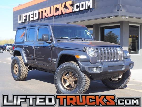 2018 Jeep Wrangler Unlimited SPORT S 4X4 SUV 4x4 Passe - Lifted for sale in Phoenix, AZ