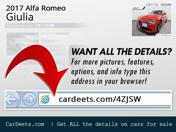 2017 Alfa Romeo Giulia, Rosso Alfa - - by dealer for sale in Wall, NJ – photo 24