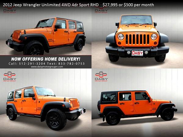 2010 Jeep Wrangler Unlimited 4WDSport 4 WDSport 4-WDSport for only for sale in Round Rock, TX – photo 17
